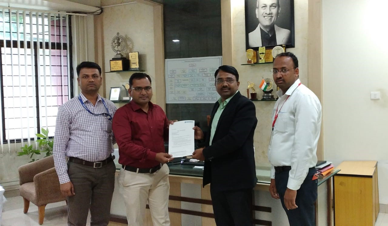 MOU with Sigma Electric Manufacturing Pvt. Ltd. Bangalore.